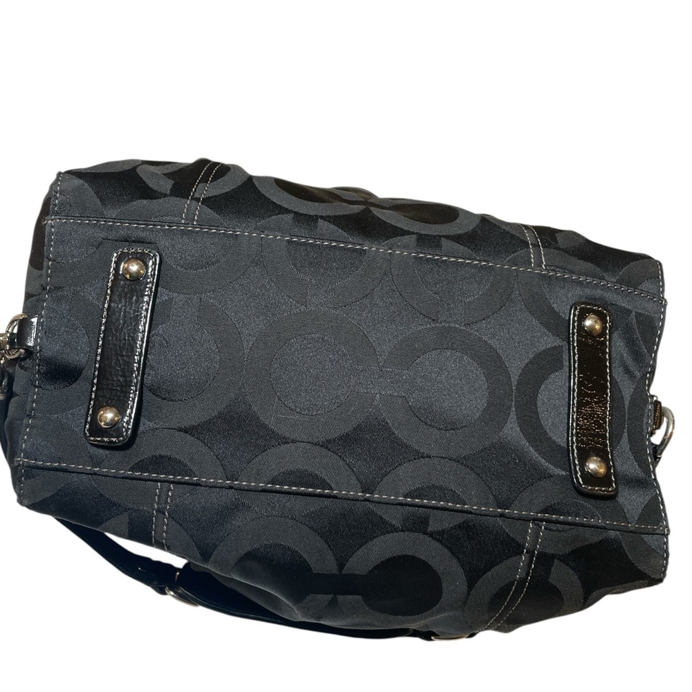 ‼️SPRING SALE Coach Madison Audrey Op Art in Black & Black Leather Trim 🖤 - Picture 17 of 17